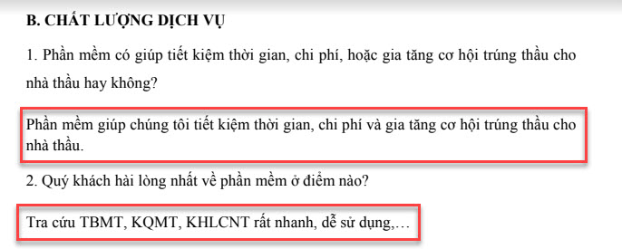 Khách hàng nói về DauThau info 4